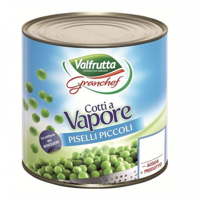 Piselli cotti al vapore kg 1