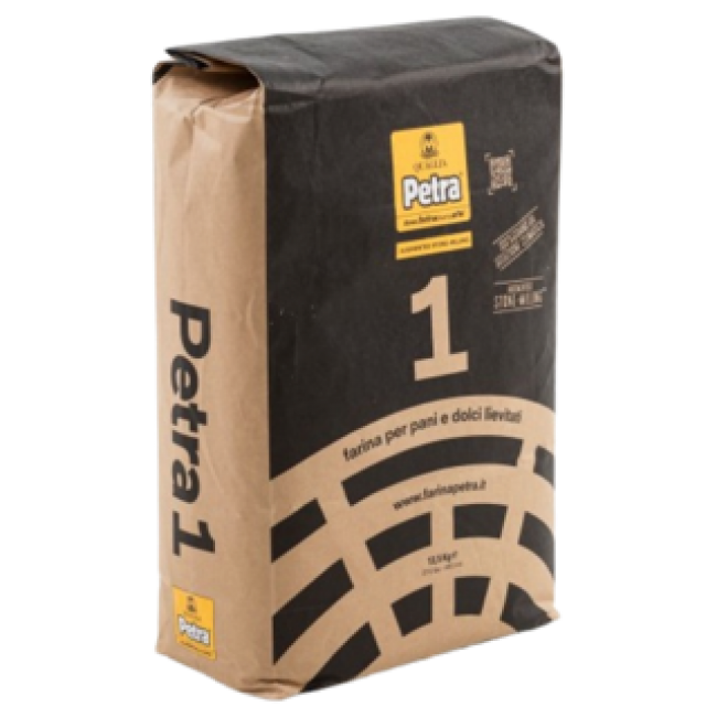 Farina di grano tenero macinata a petra n.1 da kg 12.5