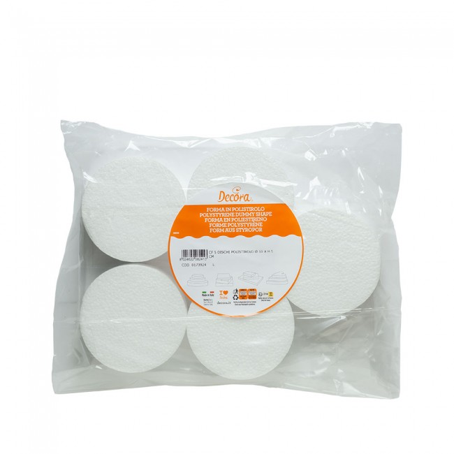 Base polistirolo 5 ø 10 x h 5 cm