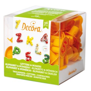 Tagliapasta lettere e numeri piccoli