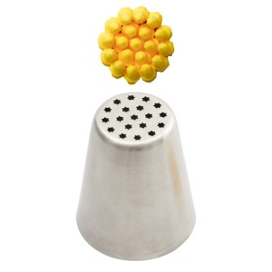 Beccuccio Cornetto erba e fili frastagliato sottile