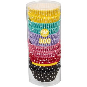 Pirottini Wilton Baking Cups Polka Dots da 300 pezzi