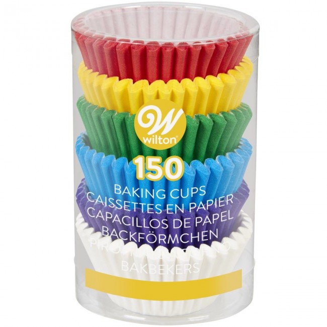 Pirottini Mini Baking Cups Rainbow da 150 pezzi