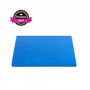 Sottotorta rigidi quadrati 25x25 Spessore 1,2 cm Blu premium quality