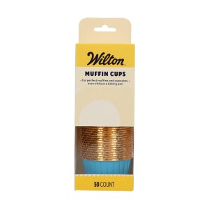 Pirottino per cupcake e muffin Wilton Muffin Cups Blue pk/50