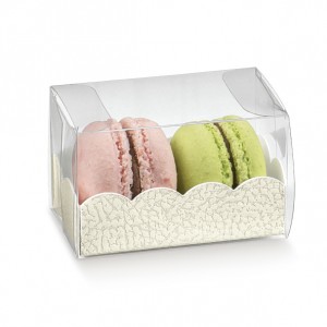 Scatola per Macarons Bianco 190x50x50 Confezione 5 pezzi
