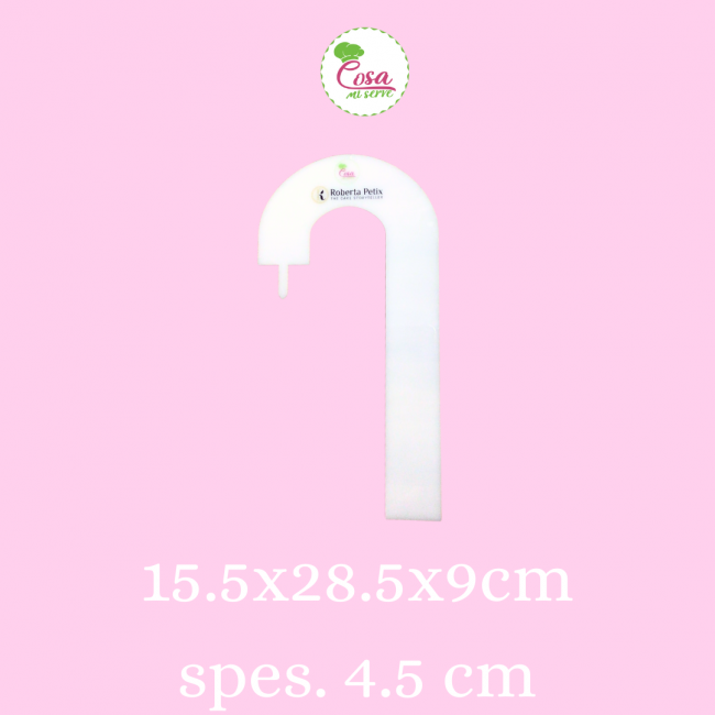 Guida al cake topper Arcobaleno 15.5 x 28.5 x 9 cm spes.4.5cm