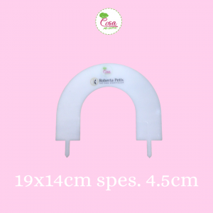 Guida al cake topper Arcobaleno 19x14cm spes.4.5cm