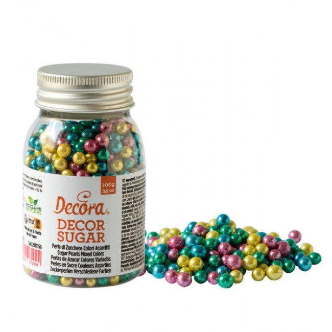Perle di zucchero colormix metallizzato 100gr
