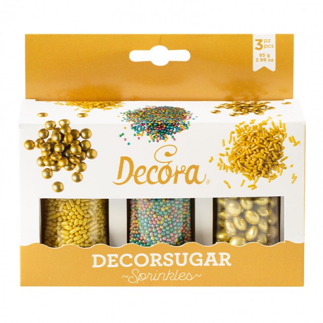 Set Decor Mix oro e multicolor