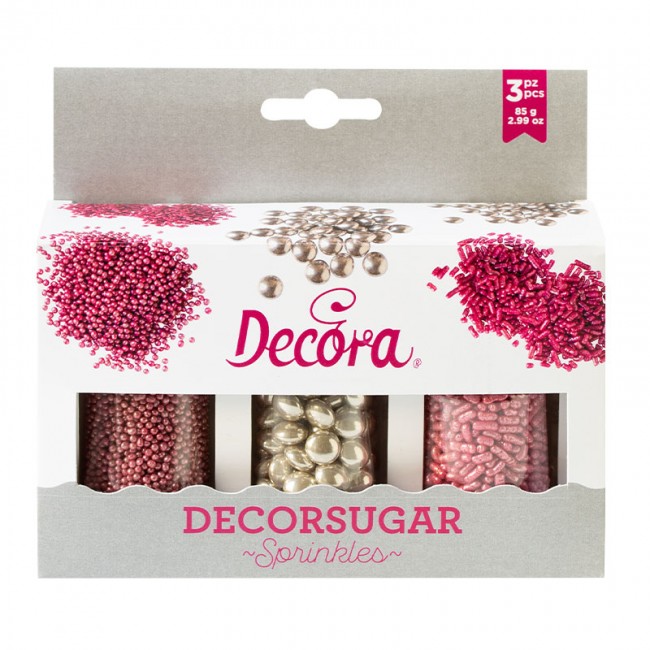 Set Decor Mix argento e rosa