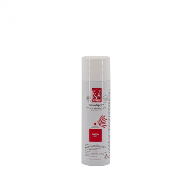 Colorante alimentare pastello spray rosso 250 ml Senza Glutine