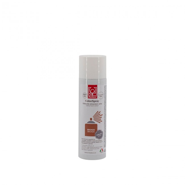 Colorante alimentare spray perlato Bronzo 250ml Senza Glutine