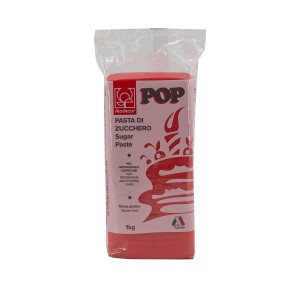 Pasta di zucchero Pop rosso fuoco da 1 kg