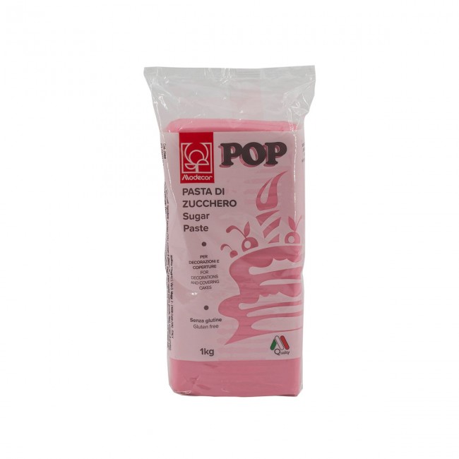 Pasta di zucchero Pop rosa confetto da 1 kg