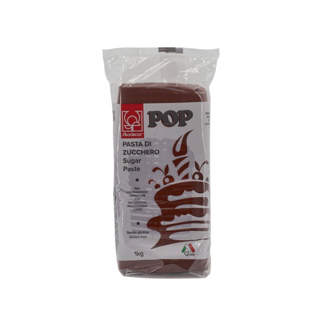 Pasta di zucchero Pop Marrone da 1 kg