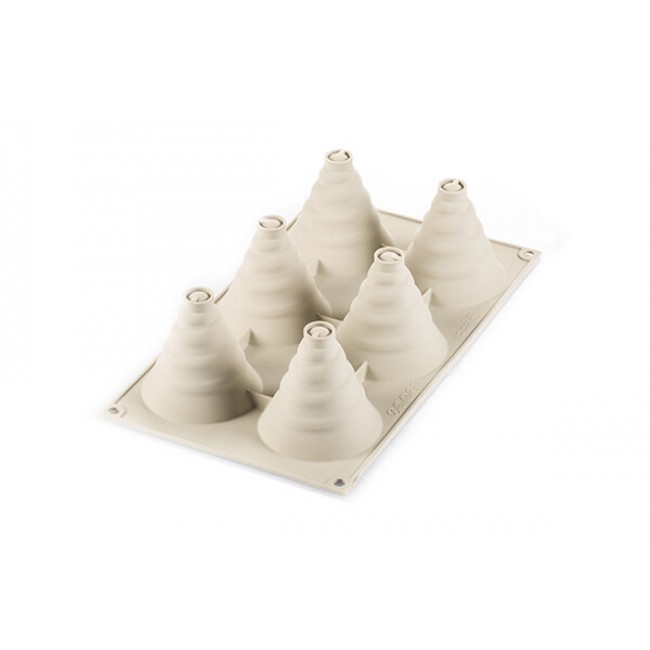 Stampo in Silicone N. 6 Soffice Incanto diam. 60 H 70 mm