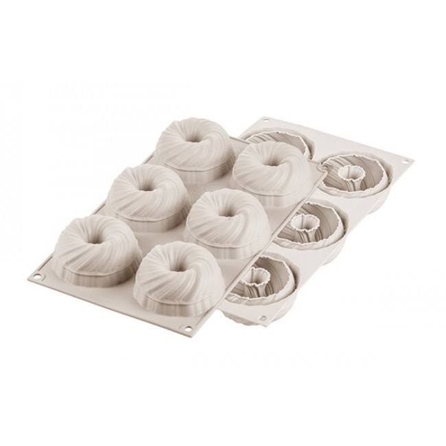 Stampo in Silicone n.6 Mini Intreccio diam. 75 H35 mm