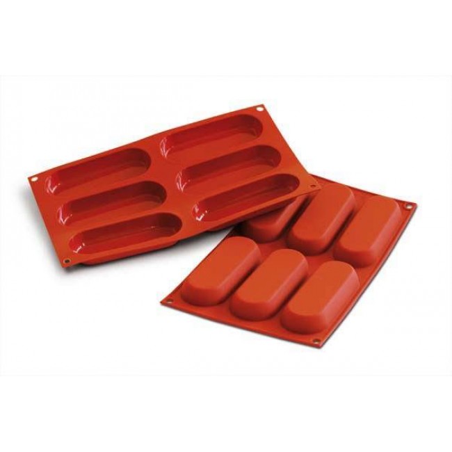 Stampo in Silicone n.6 Savoiardo 127,5x47 H 17 mm Stampo in Silicone n.6 Savoiardo 127,5x47 H 17 mm