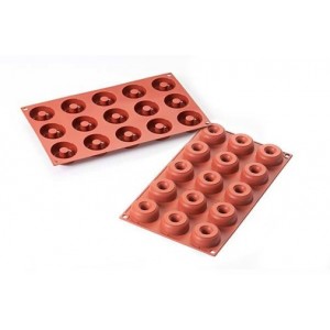 Stampo in Silicone per mini Donuts 