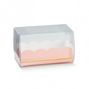 Scatola per Macarons Rosa 160x50x50 Confezione 5 pezzi