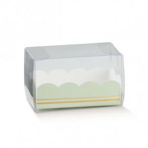 Scatola per Macarons Verde 160x50x50 Confezione 5 pezzi