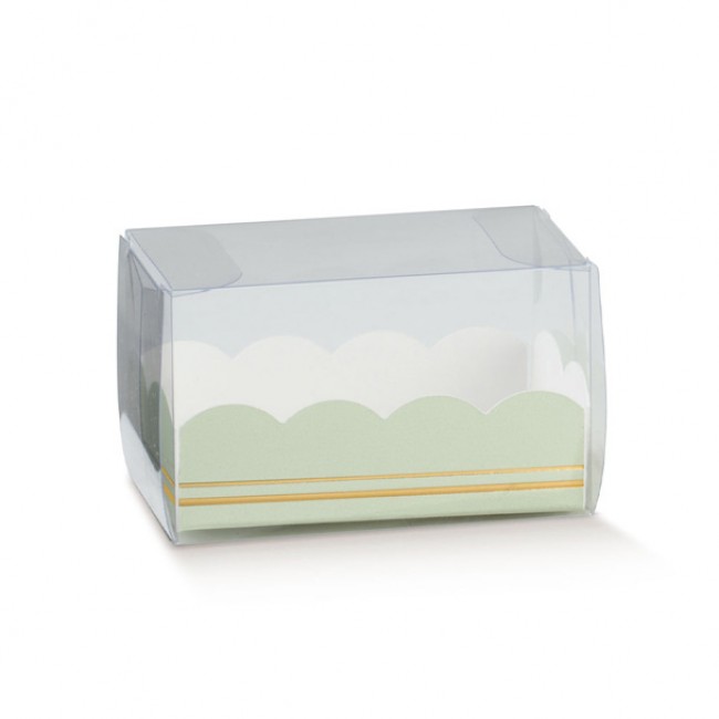 Scatola per Macarons Verde 160x50x50 Confezione 5 pezzi