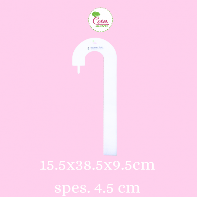 Guida al cake topper Arcobaleno 15.5 x 38.5 x 9.5 cm spes.4.5cm