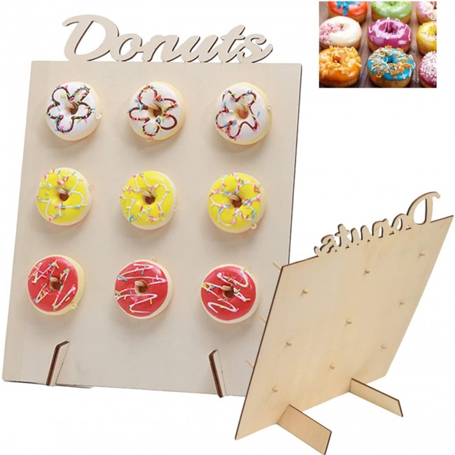 Espositore Ciambelle Porta Ciambelle in Legno