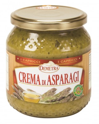 Crema di asparagi verdi Capricci 580 gr. - Demetra