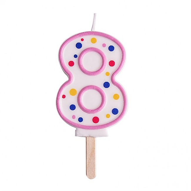 Candele - Numero rosa