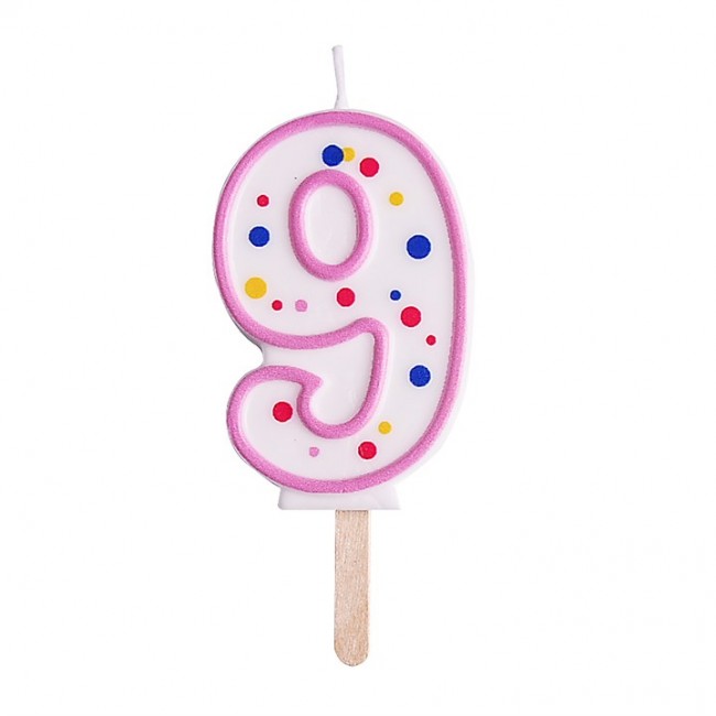 Candele - Numero rosa