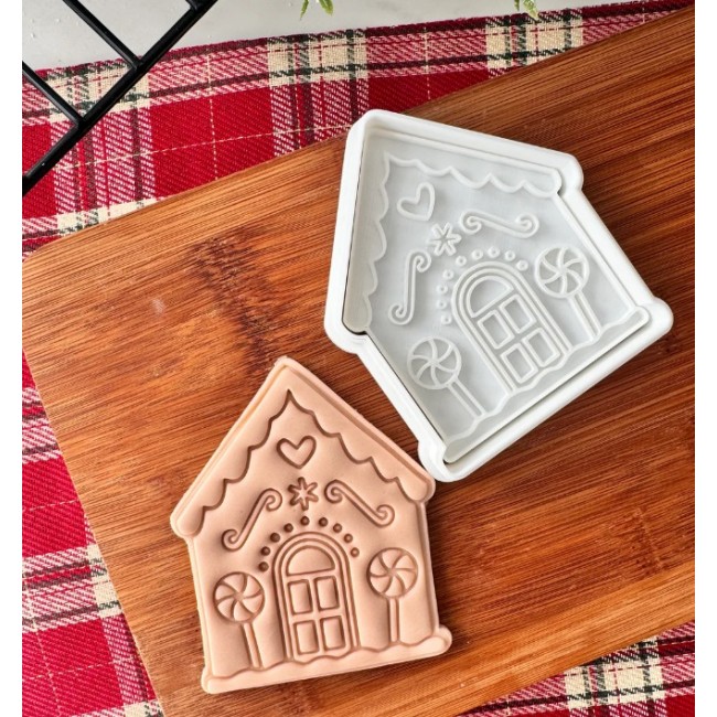 Taglia biscotti + timbro Casa di spezie + tagliabiscotti