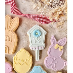 Stampo + Tagliabiscotti Casetta per uccelli