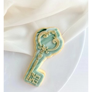 Stampo biscotto + timbro Chiave di casa + tagliabiscotti Stampo biscotto + timbro Chiave di casa + tagliabiscotti