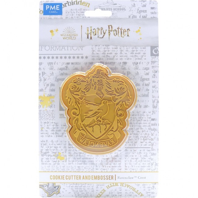 Tagliabiscotti e goffratore di Harry Potter, stemma di Corvonero Tagliabiscotti e goffratore di Harry Potter, stemma di Corvonero