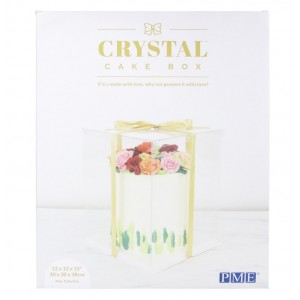 Scatola Crystal trasparente mis. 30x30x38 cm