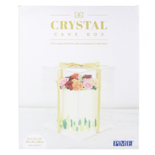 Scatola Crystal trasparente mis. 30x30x38 cm