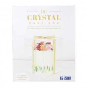 Scatola Crystal trasparente mis. 25x25x28 cm