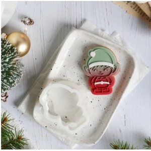 Taglia biscotto e timbro Mini elfo Taglia biscotto e timbro Mini elfo