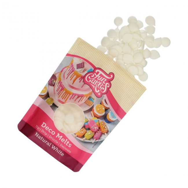 Copertura FunCakes Deco Melts -Bianco sapore yogurt