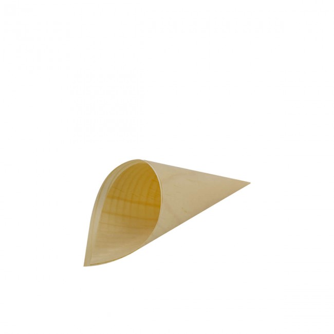 Coni in legno Bambù  per aperitivi e stuzzichini 185 mm