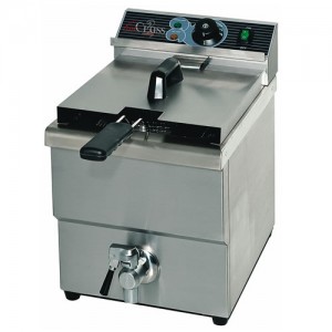 Friggitrice elettrica una vasca 8 lt