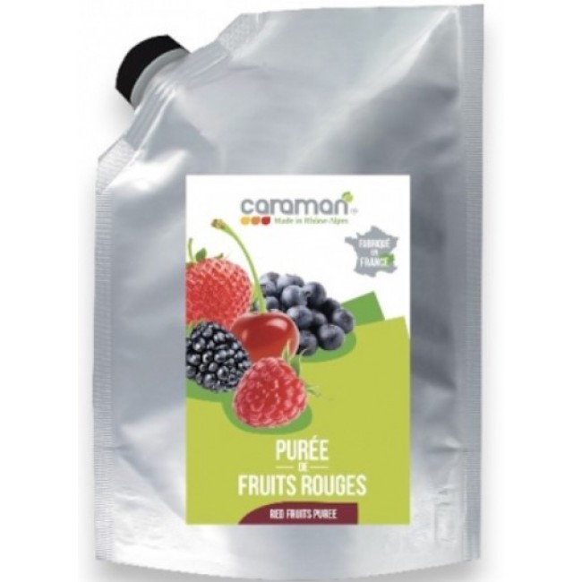 Purea di frutta Frutti rossi kg.1