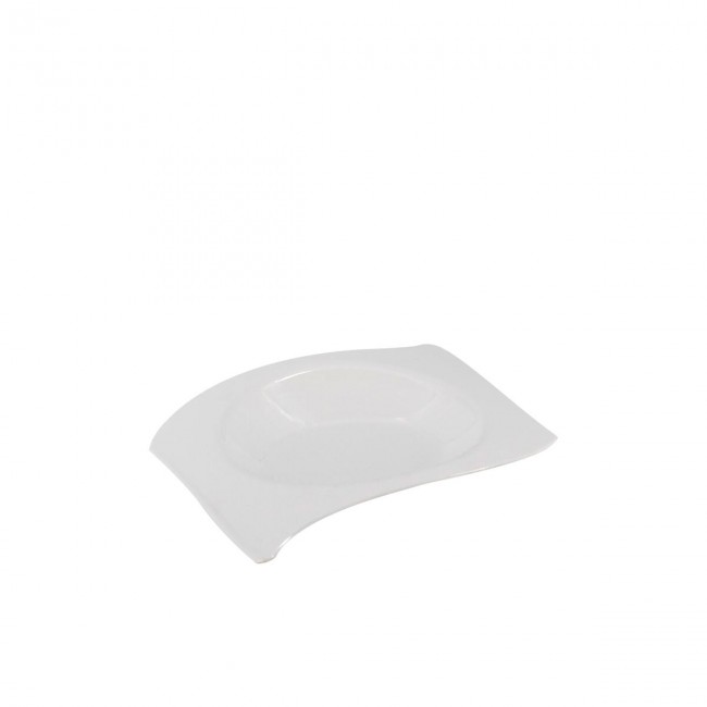 Piattino Flat bianco nero e trasparente confezione da 50 pz. Piattino Flat bianco nero e trasparente confezione da 50 pz.