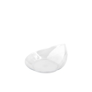 Coppetta Smart da 25 cc in plastica trasparente bianca e nera confezione da 50 pz.