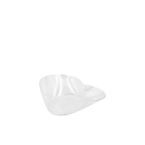 Coppetta Lovers da 30 cc in plastica trasparente e nera confezione da 25 pz.