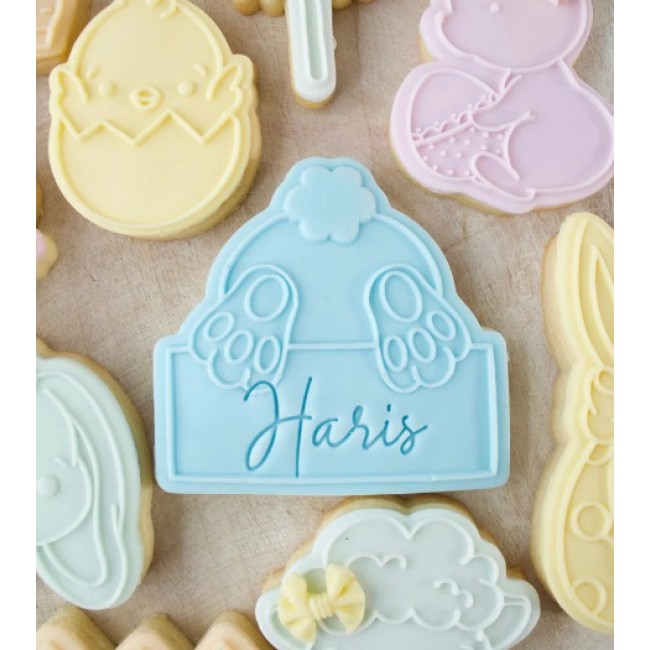 Segnaposto Zampa di coniglio + tagliabiscotti