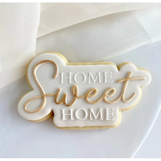 Stampo Biscotto + timbro Home sweet home