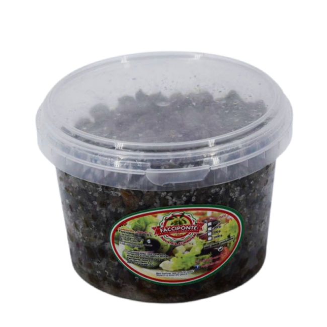 Capperi conservati sotto sale in barattolo da kg 1